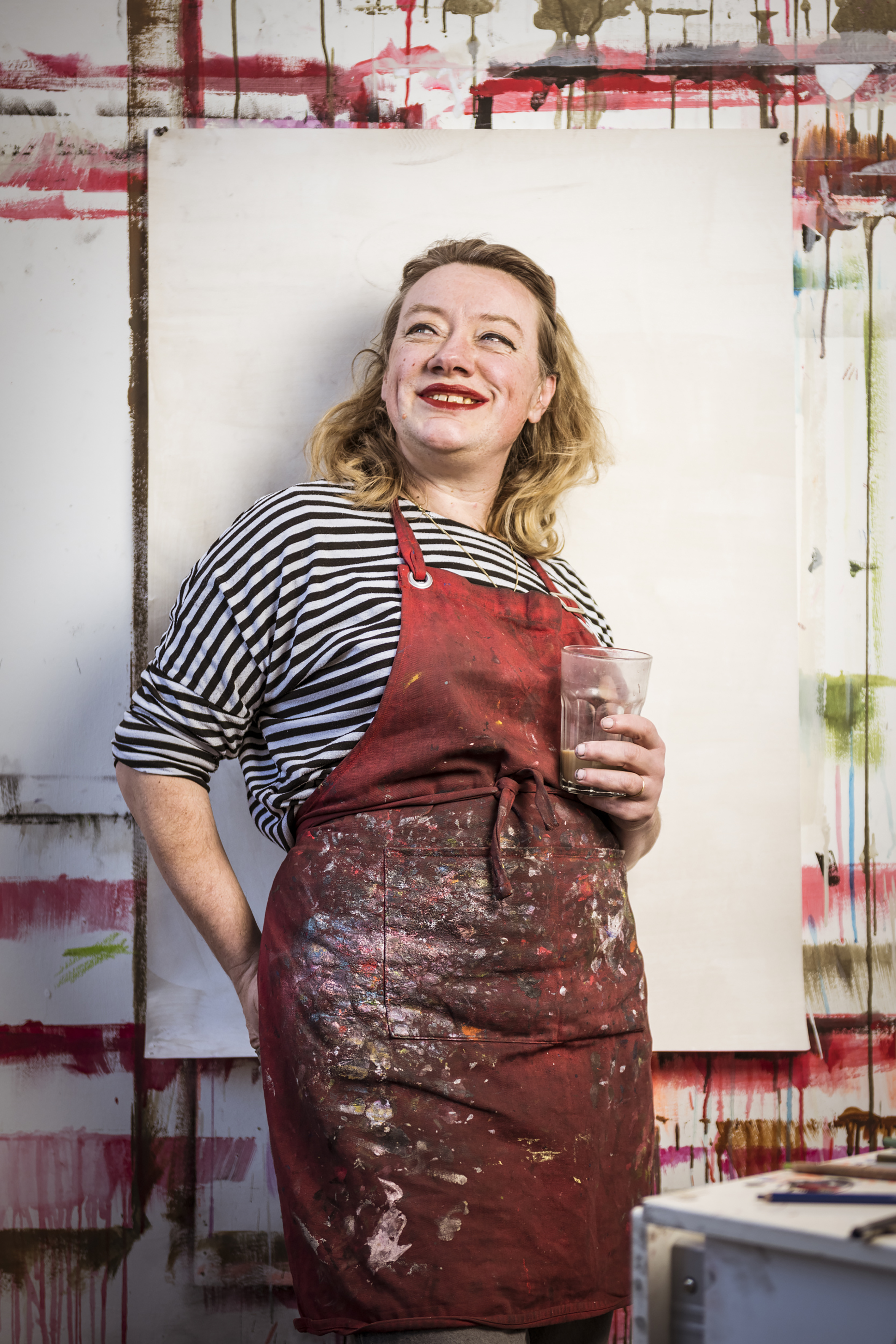 Anook Cléonne, kunstenaar tekeningen en werk in opdracht in haar studio- Credits Sven Scholten-277 2.jpg