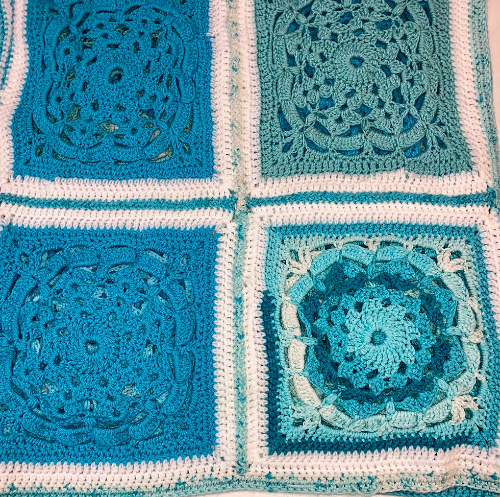 Thumbnail: Ocean Blues Afghan 
