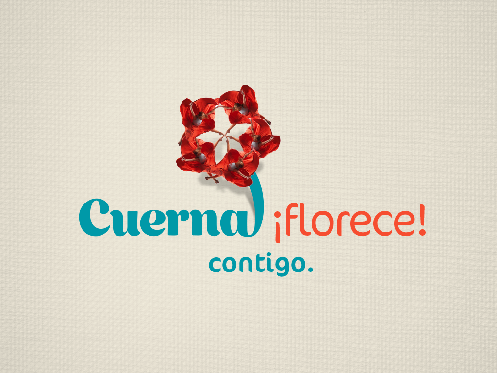 Marca-ciudad Cuerna Florece