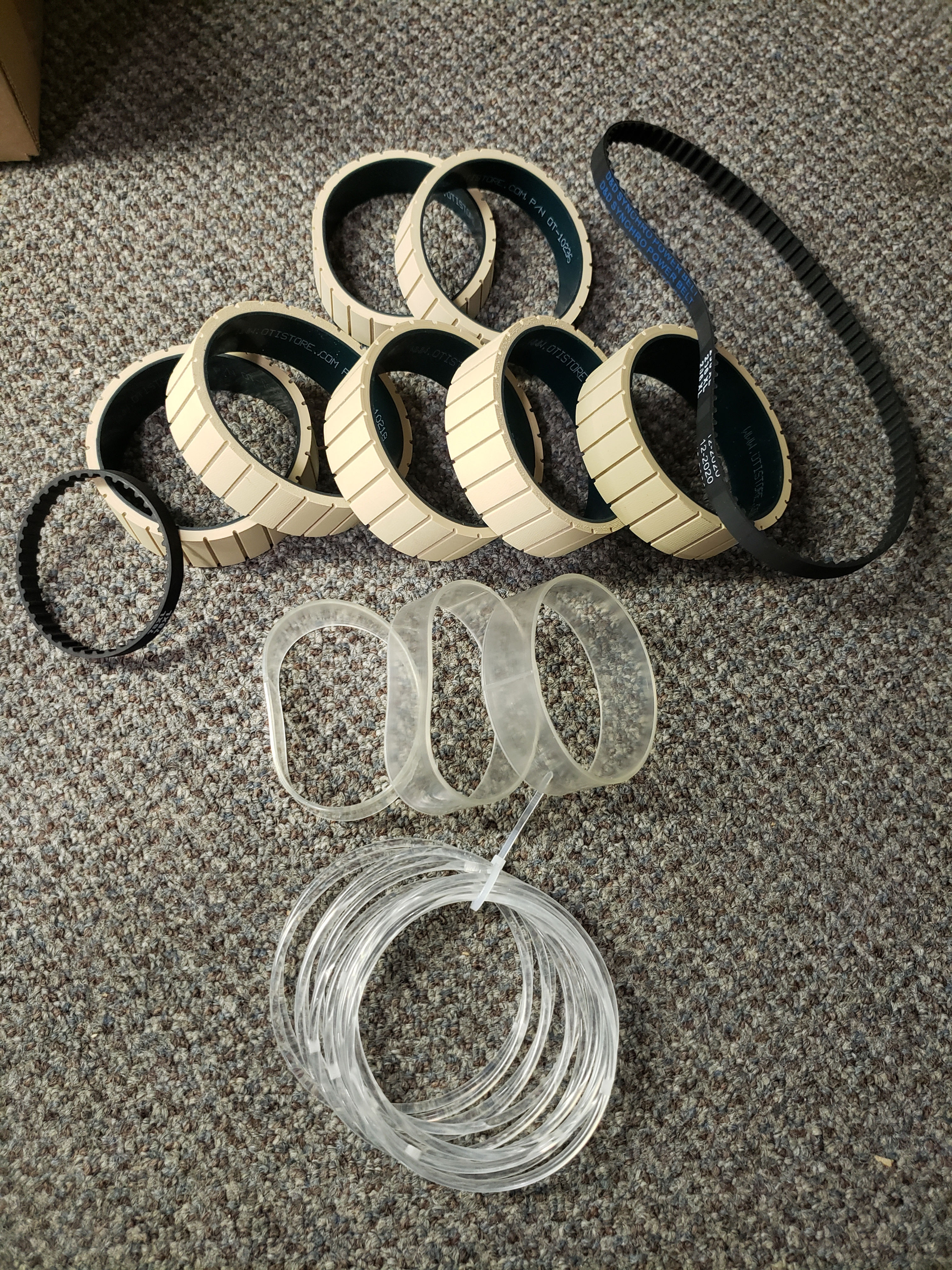 OT-99710BAHA: V710IJ Blue Shell RSI-910 High Abrasion Res. Belt Kit, Adv Gate