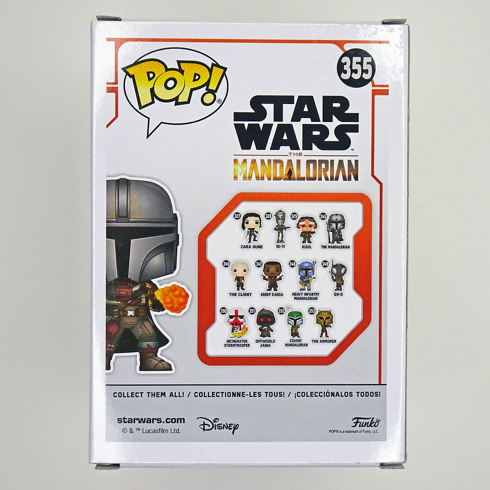 Miniatura: Funko Pop - The Mandalorian flame Throwing (Star Wars) Alhershop