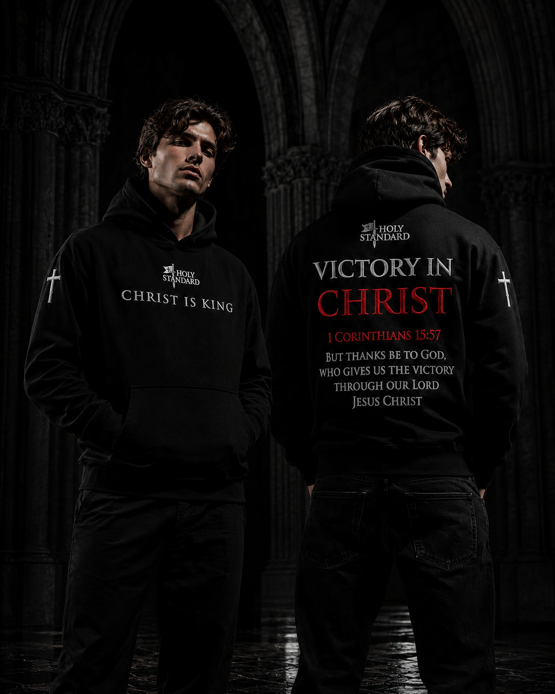 Victory in Christ Oversized Heavyweight Hoodie (Limited Run)