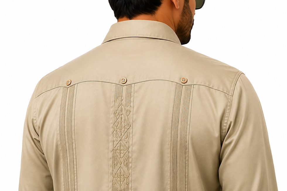Miniatura: GUAYABERA KAKI