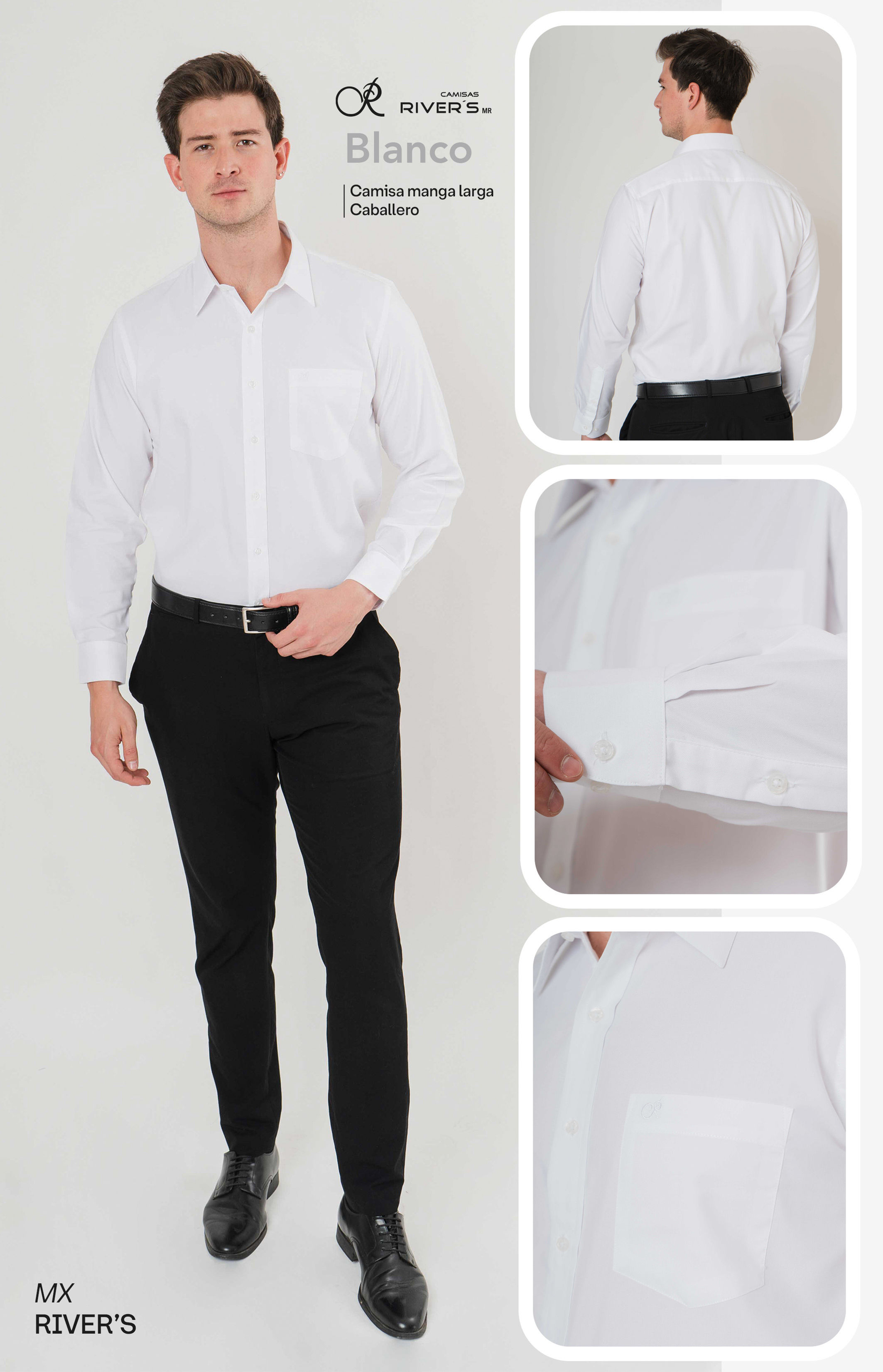 CAMISA VESTIR BLANCO