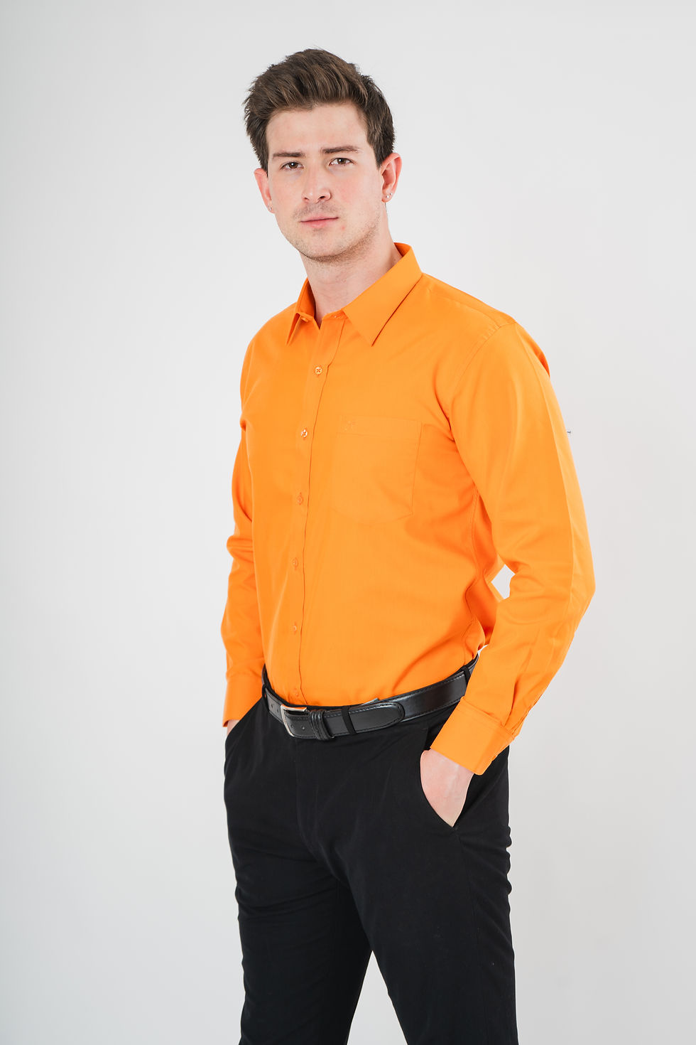 Miniatura: CAMISA VESTIR NARANJA