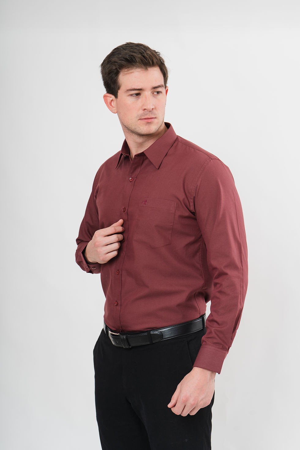 Miniatura: CAMISA VESTIR VINO