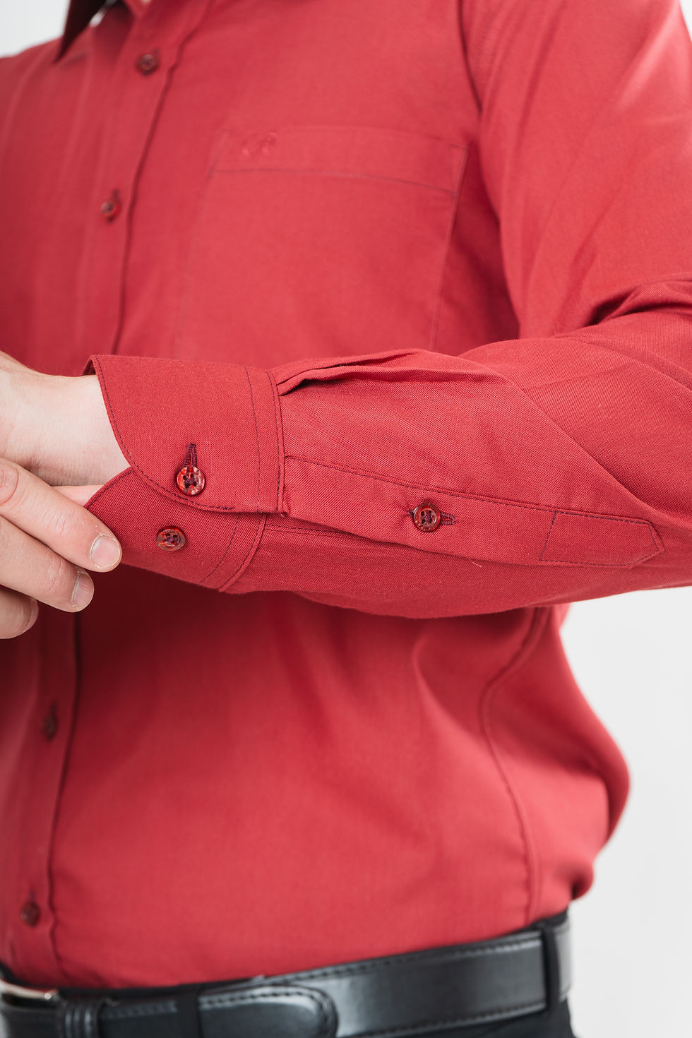 Miniatura: CAMISA VESTIR TINTO