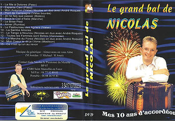 DVD 10 ans d'Accordéon avec Nicolas GRANDFILS
