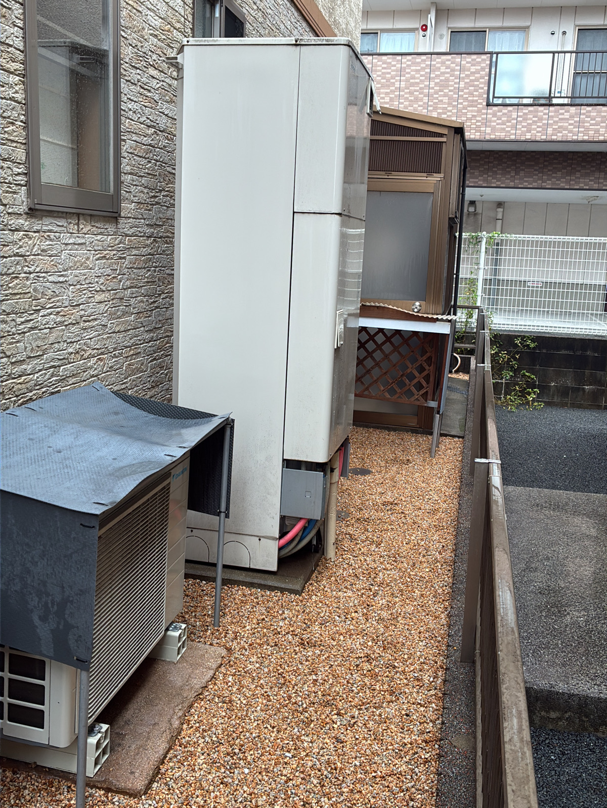 宇部市妻崎開作で交換前の日立 BHP-TA46P