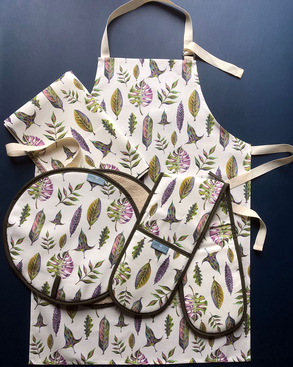 Thumbnail: Apron; Natural Leaves New