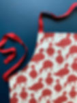 Red Duck apron by Willis Bloom