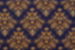 Willis Bloom How Very British fabric in Midnight Crest, deep blue, purple and gold. Love pattern.
