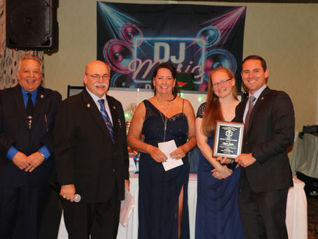 SLATER RECEIVES HELENE GOEBBELS AWARD AT PUTNAM VALLEY VOLUNTEER AMBULANCE CORPS’ 65TH ANNIVERSARY DINNER