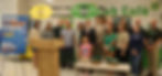 Assemblyman Matt Slater (R,C-Yorktown) pictured with local school leaders, superintendents, elected officials and organizations working to address food insecurity at the press conference on Wednesday, Aug. 27, 2025.