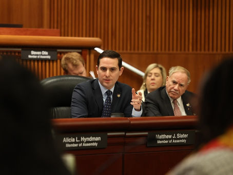 Slater Stands Up for Libraries at Budget Hearing on Elementary and Secondary Education