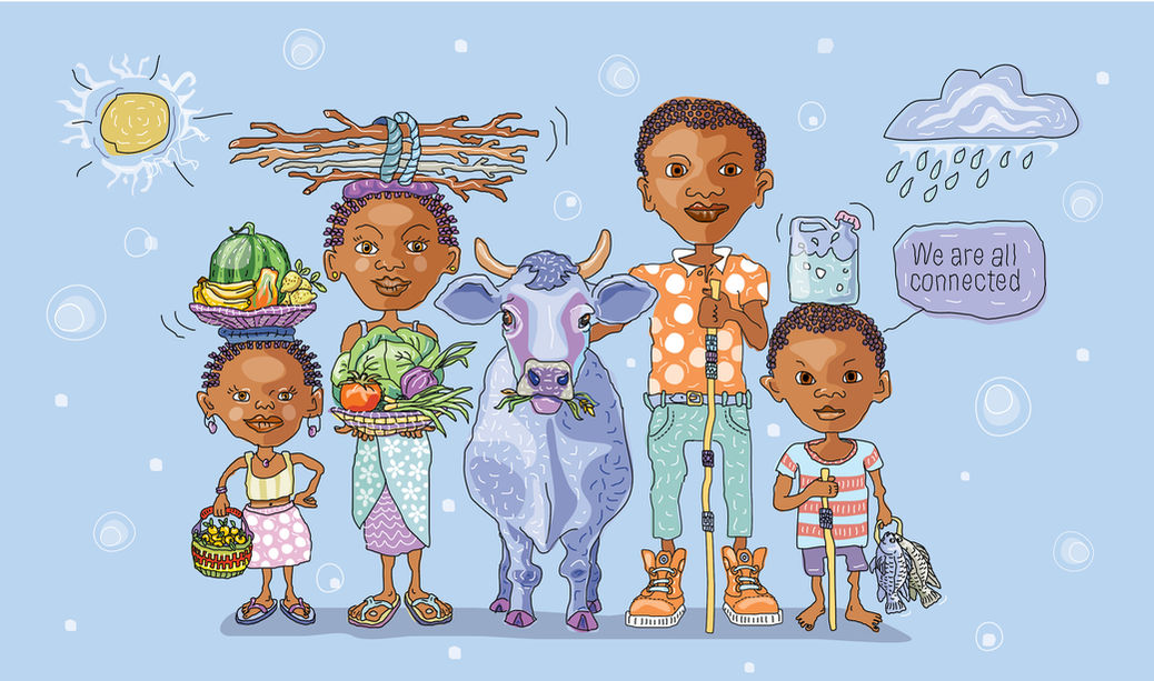 Digital illustration by Charles Bongers for Wild Entrust