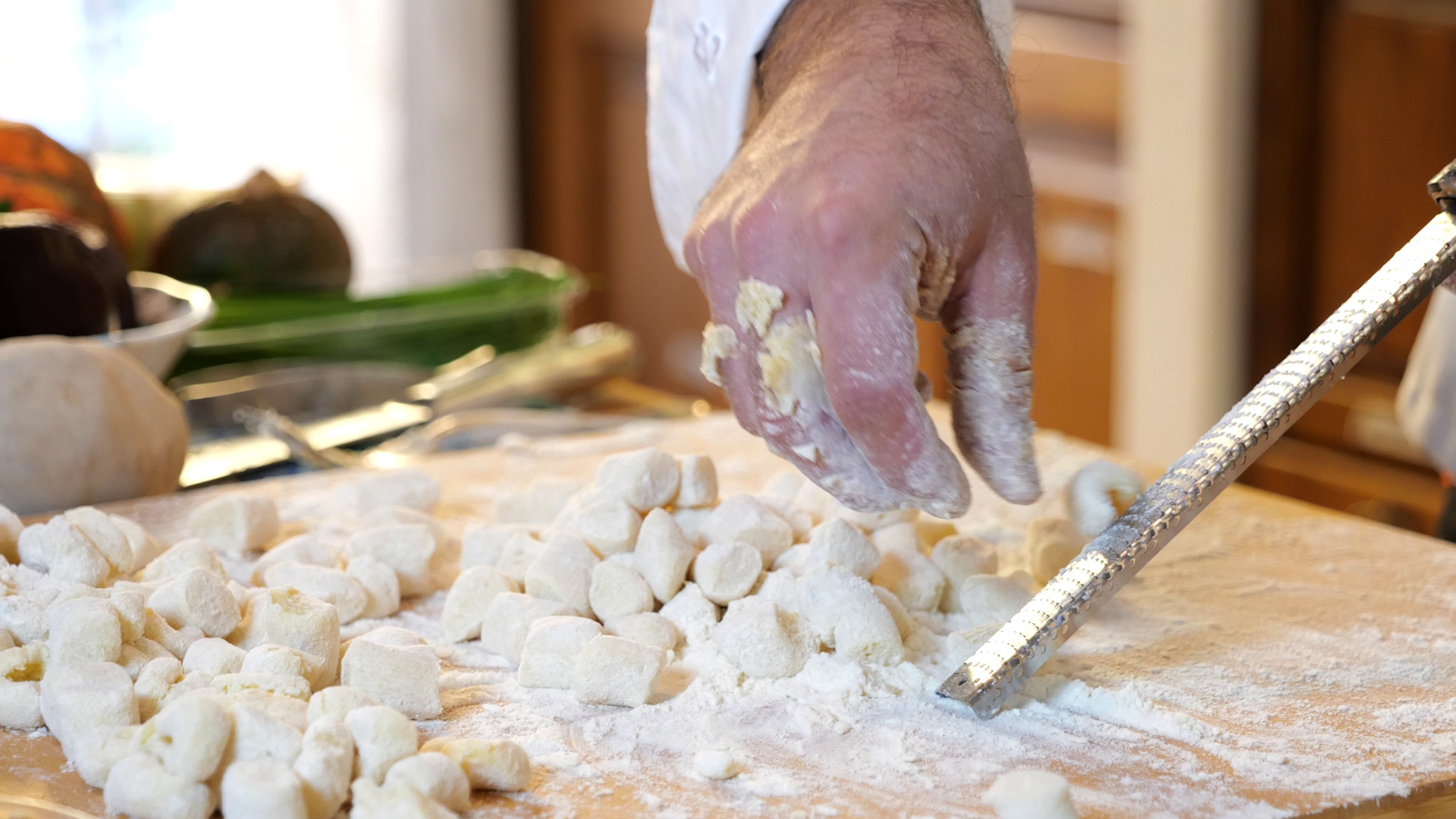 Homemade Gnocchi with Cheese sauce