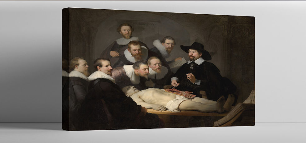 Lección de anatomía del Dr. Nicolaes Tulp de Rembrandt Van Rijn