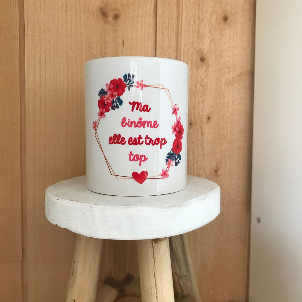 Mug: Ma binôme elle est trop top