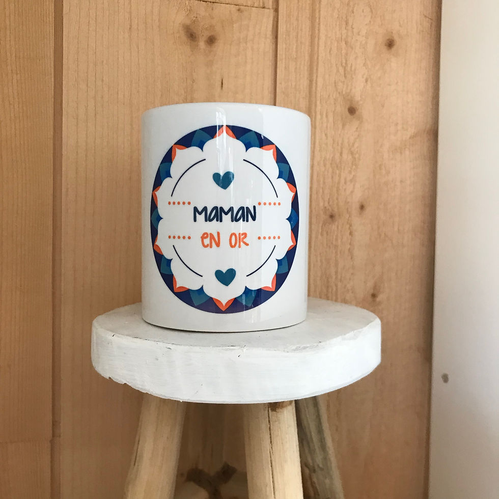 Mug: Maman en Or