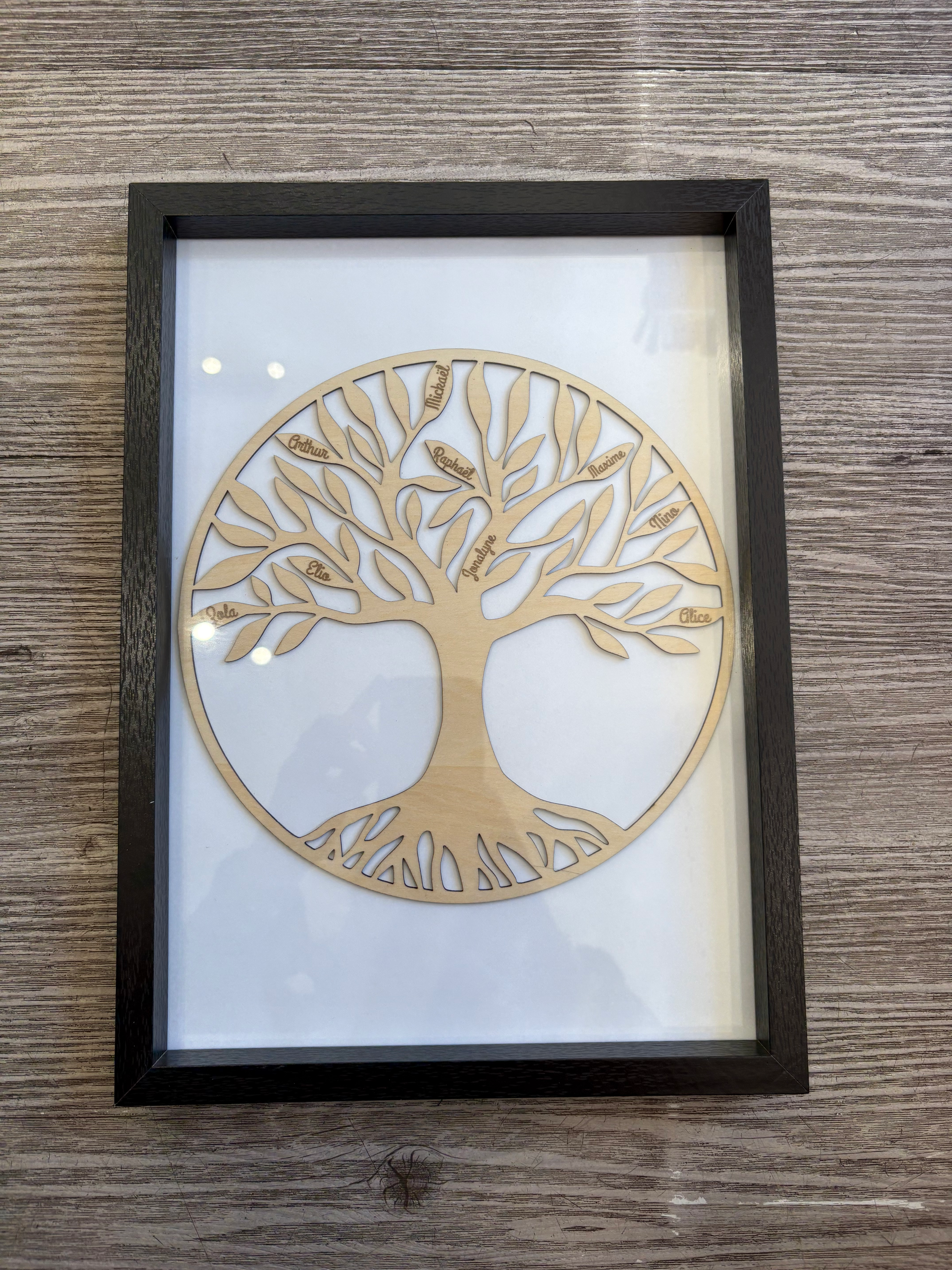 Cadre famille arbre de vie: verticale
