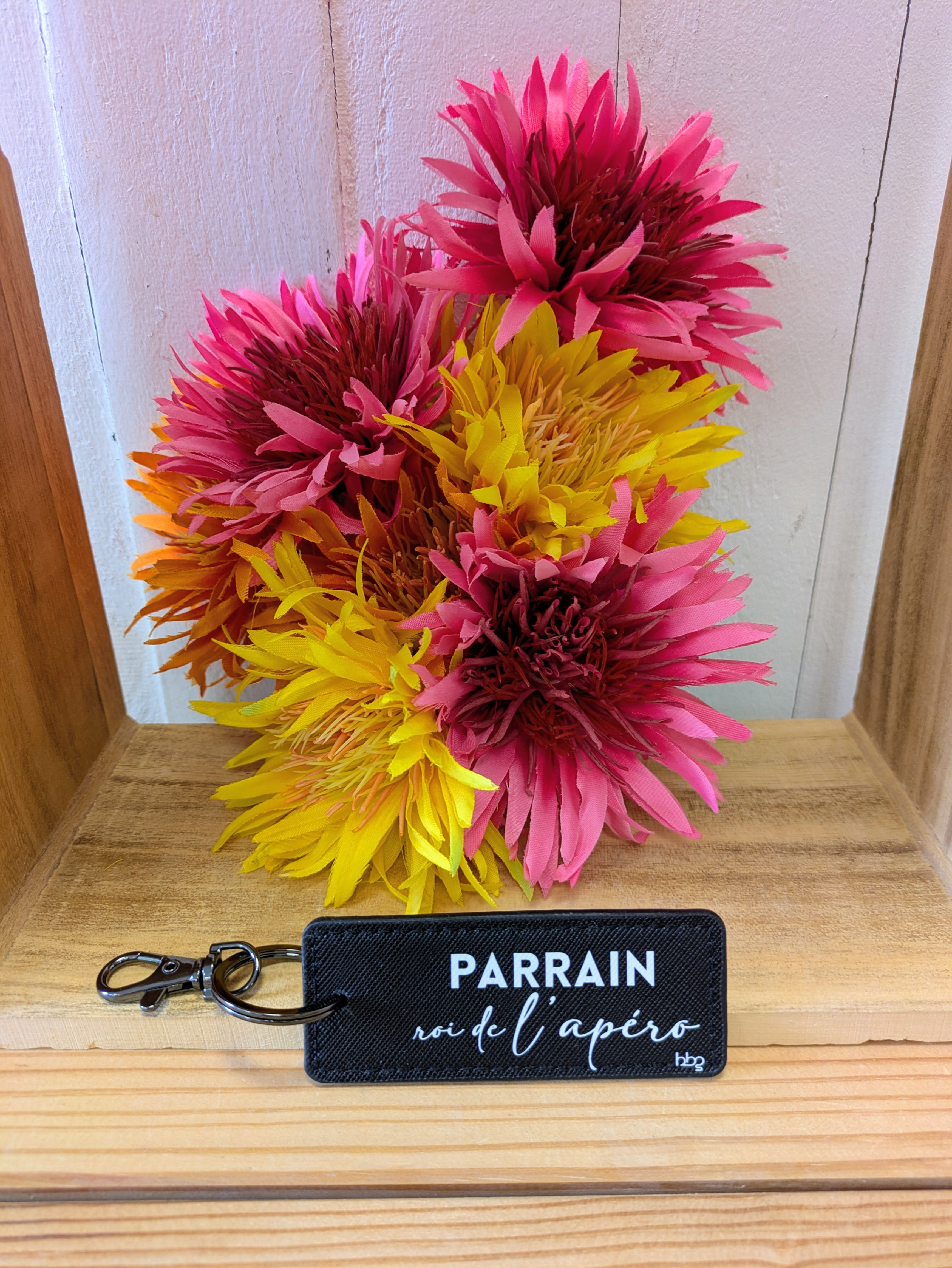 Porté clés: Parrain roi de l'apéro