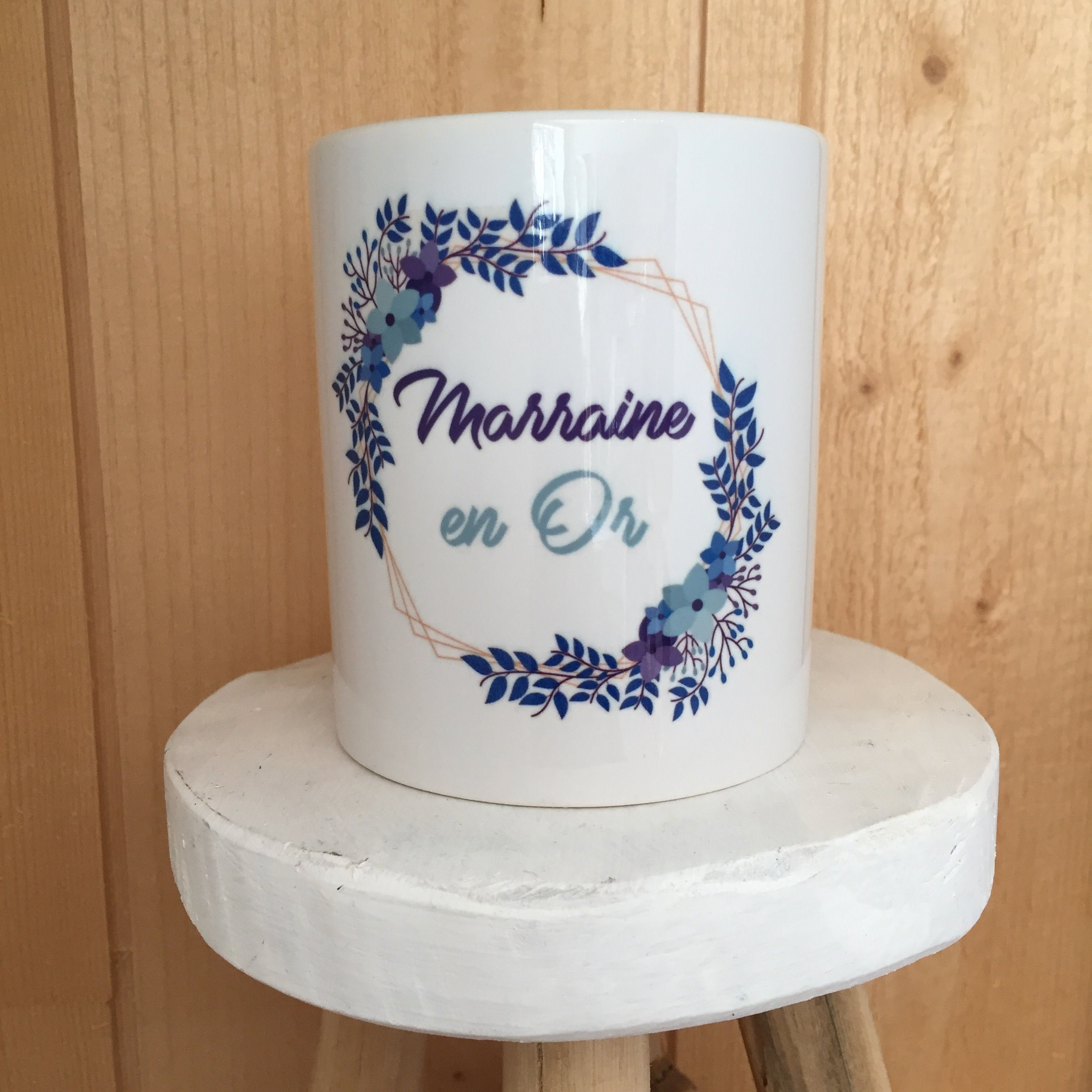 Mug: Marraine en Or