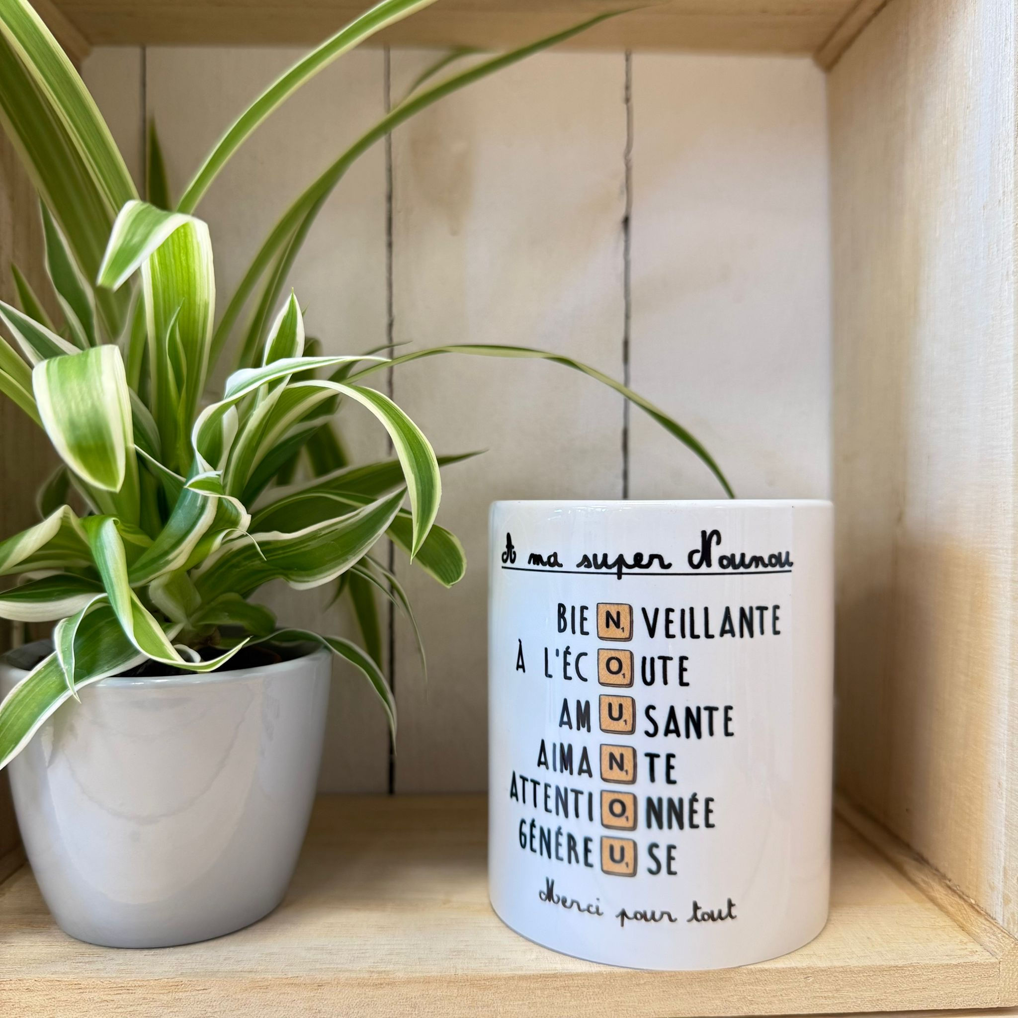 Mug : Nounou Scrabble