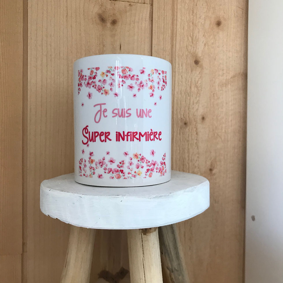Mug: Super infirmière
