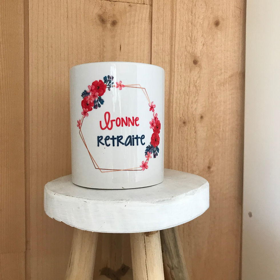 Mug: Bonne retraite