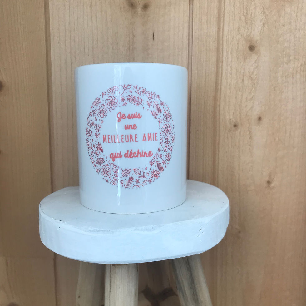 Mug: je suis une meilleure amie qui déchire