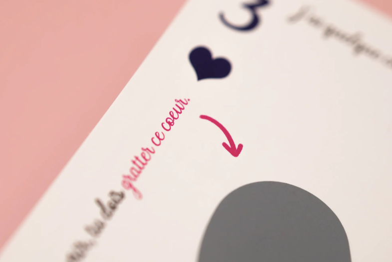 Miniature : Carte à gratter: Tu vas être Mamie