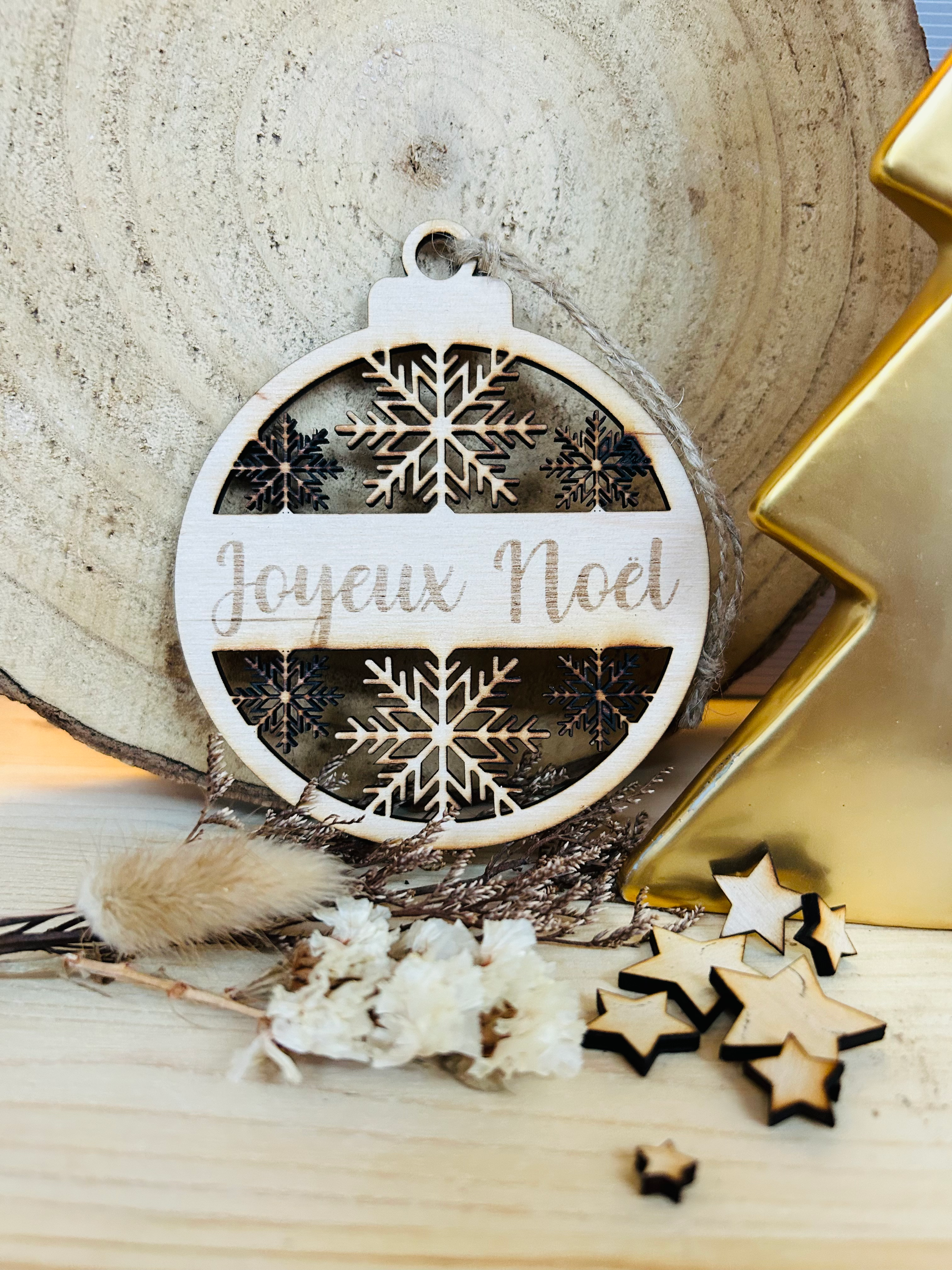 Boule en bois: modèle N°2