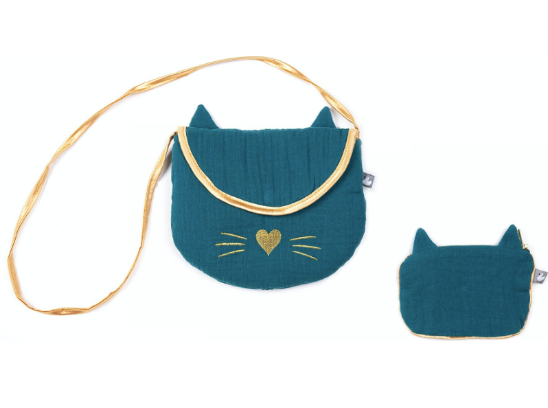 Sac bandoulière et son porte monnaie