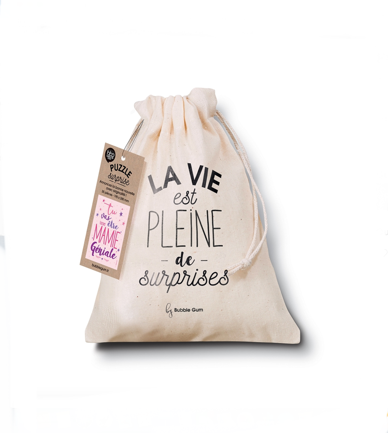 Puzzle: "Tu vas être une Mamie géniale"