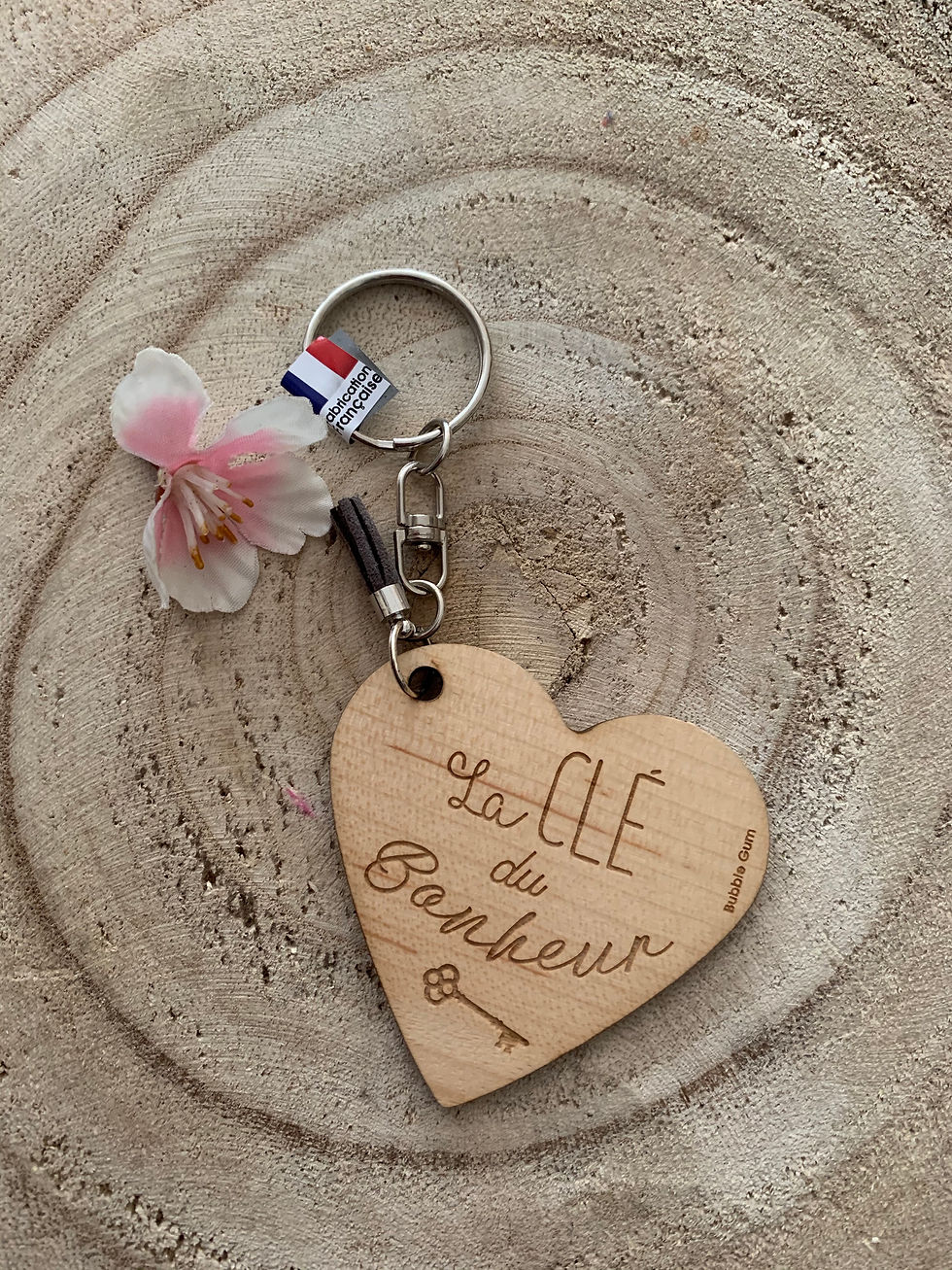 Porte clés: la clés du bonheur