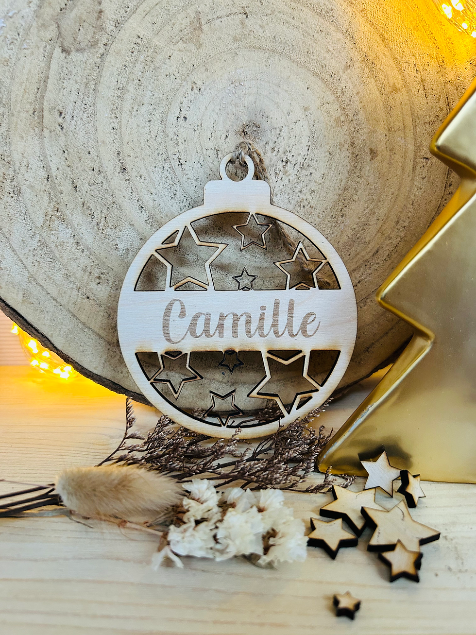 Boule en bois: modèle N°4