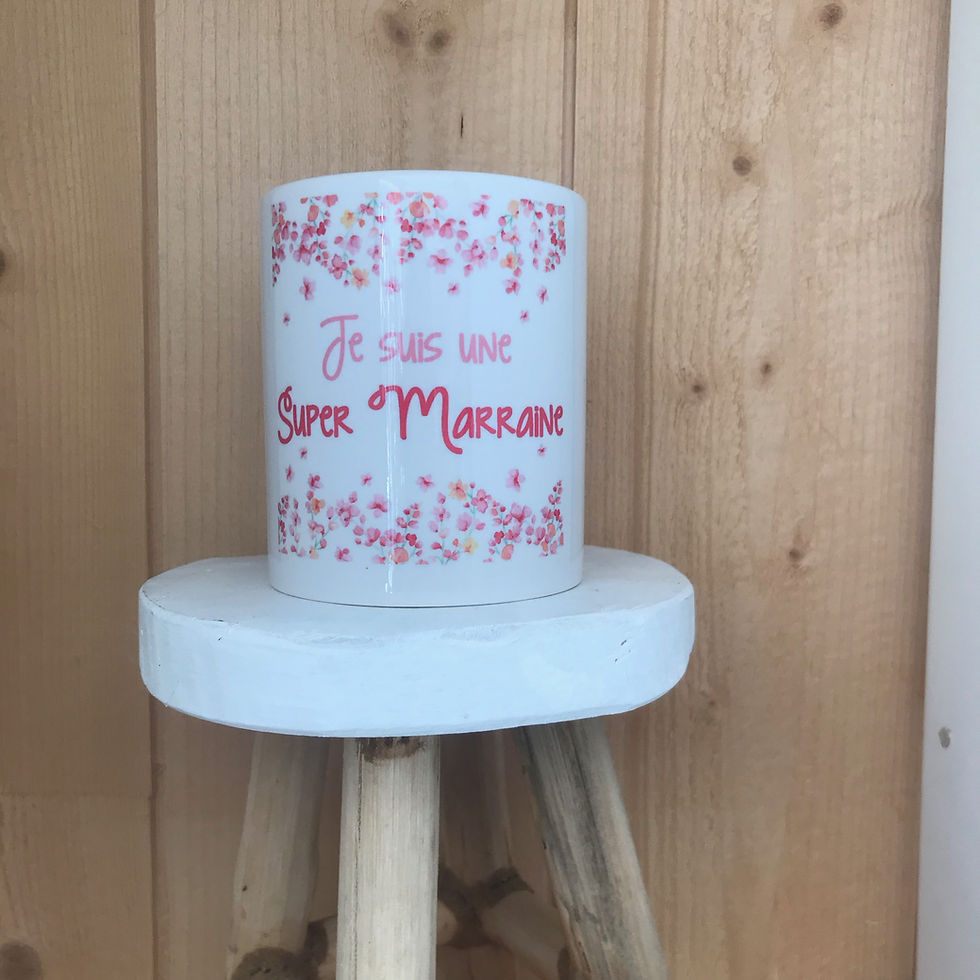 Mug: super Marraine