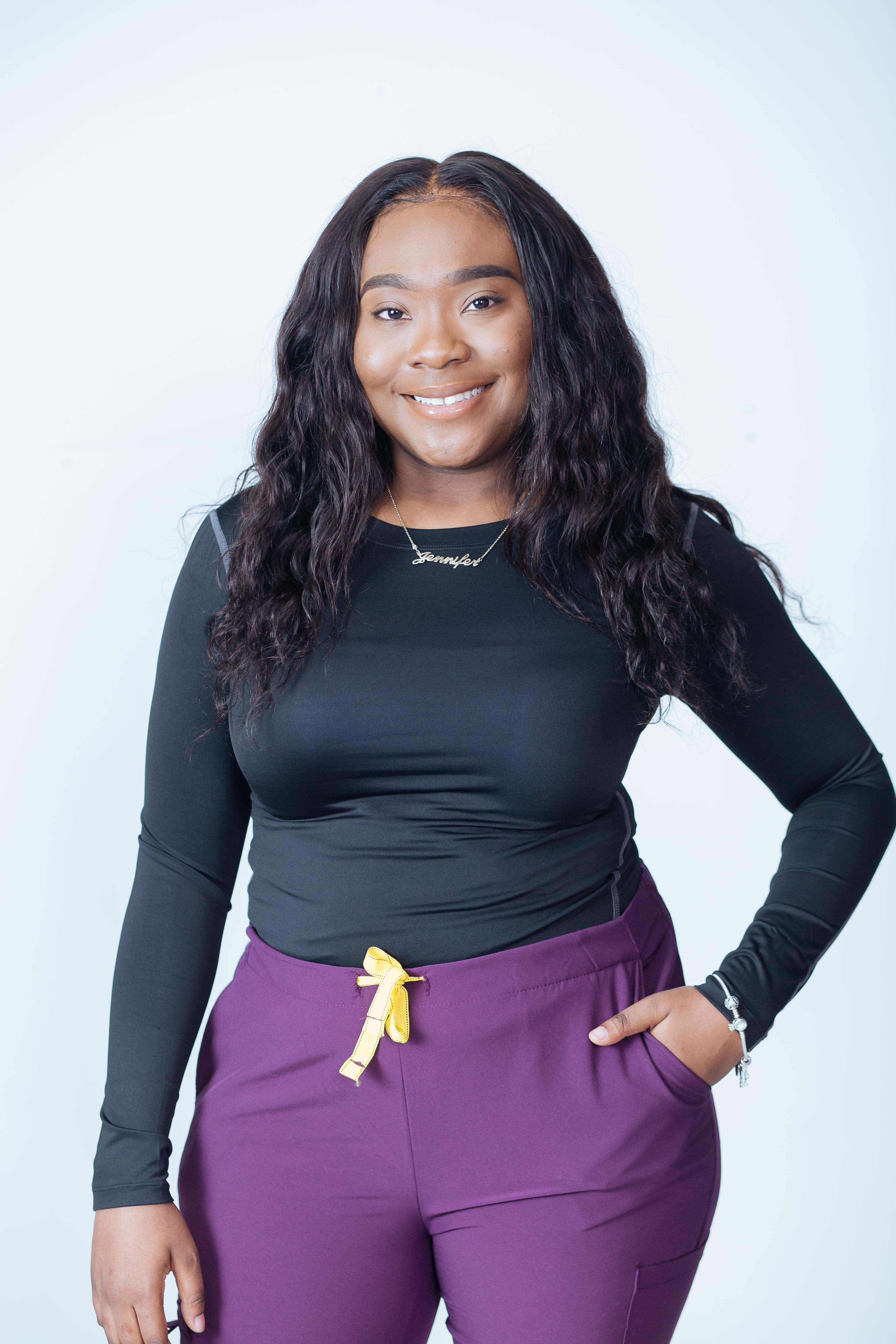 Black Unisex Underscrub top Long sleeve