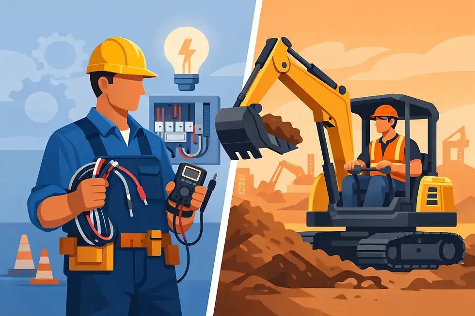 Electrician or Excavation Contractor?