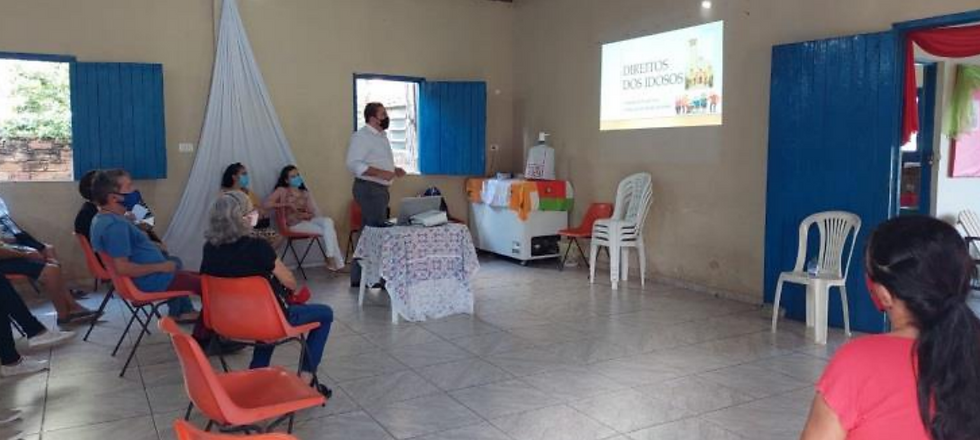 Palestra sobre o direito da direito da pessoa idosa