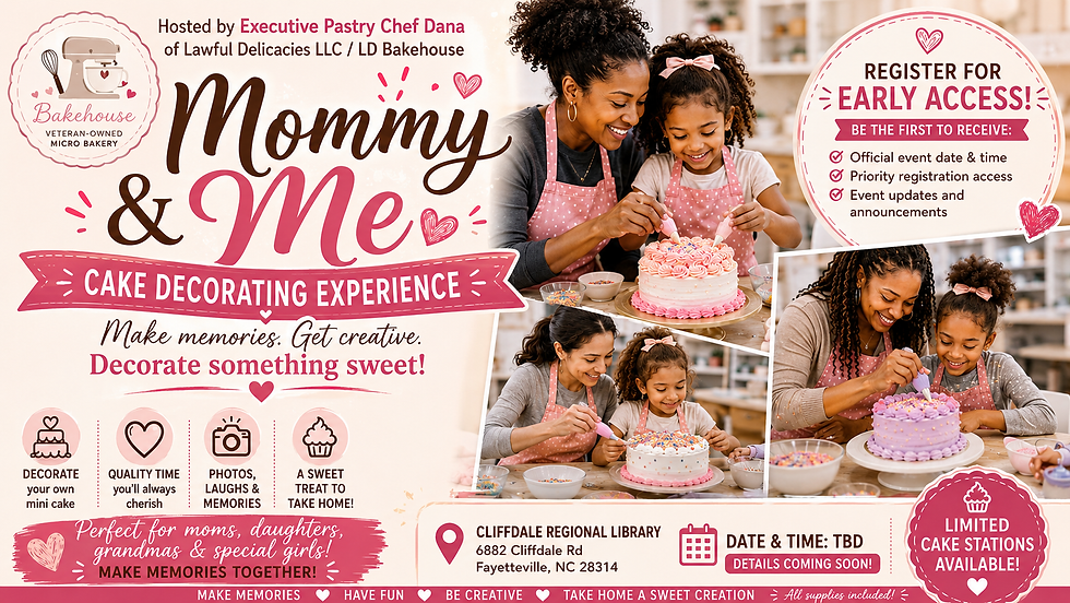 🎂 Mommy & Me Cake Decorating Experience