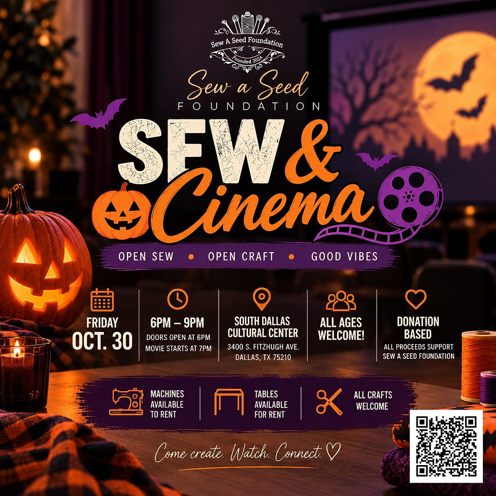 Sew and cinema -Halloween