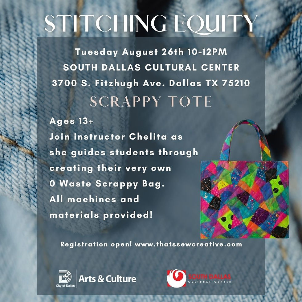 Scrappy Tote -Workshop