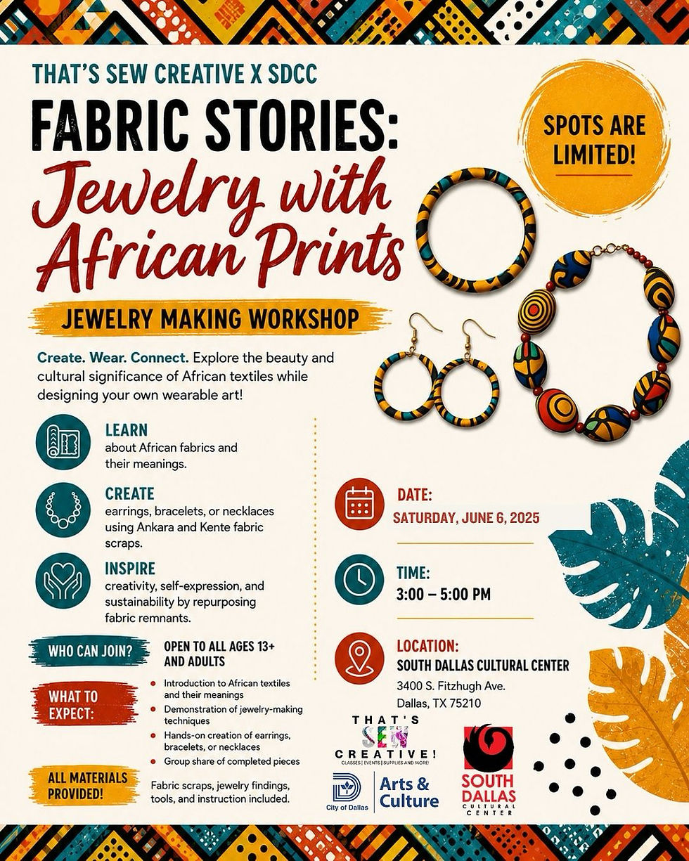 Ankara Jewelry Making