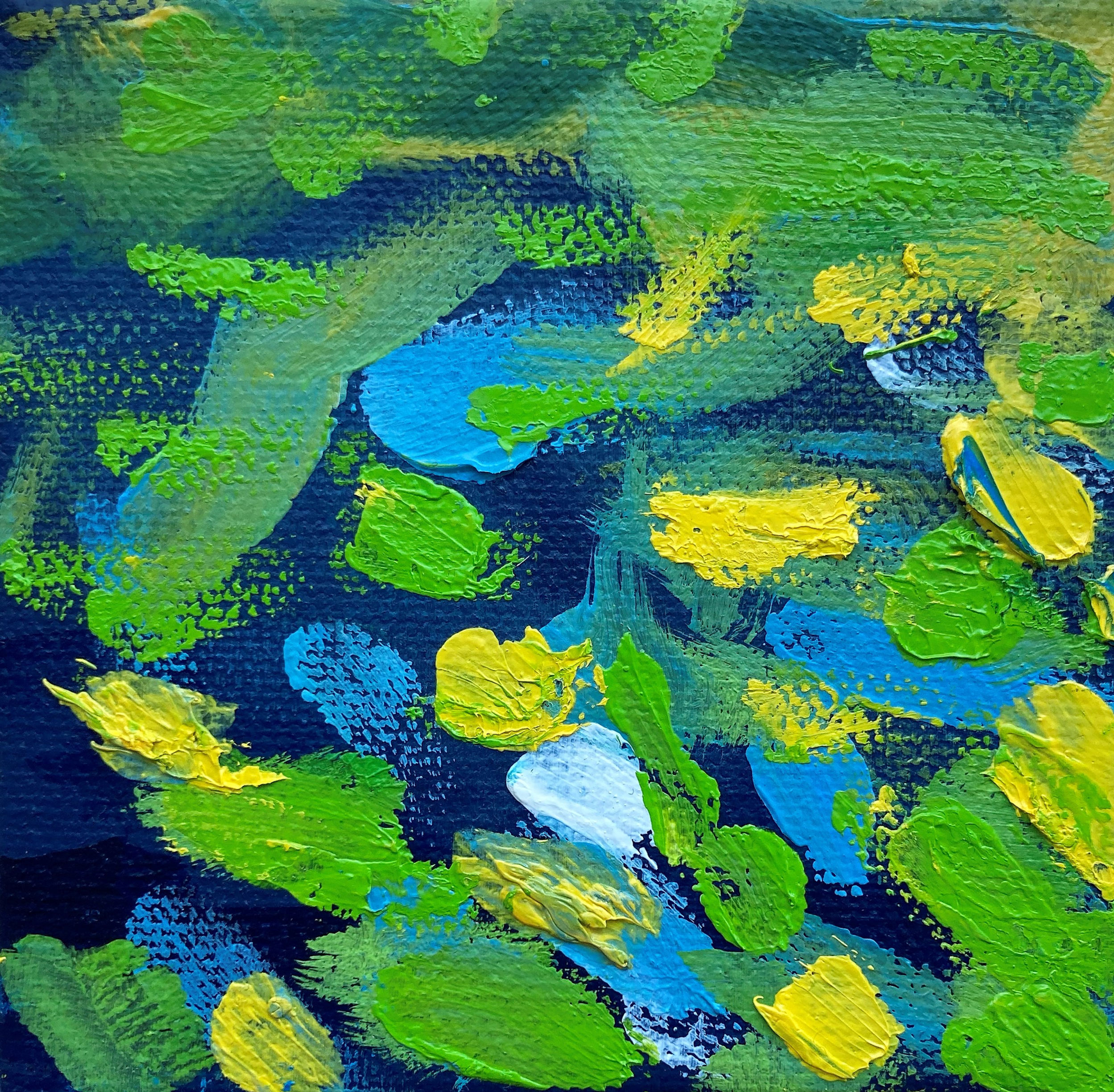 Green fingers , small pairing canvas 6