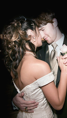 Couple Dancing at Wedding