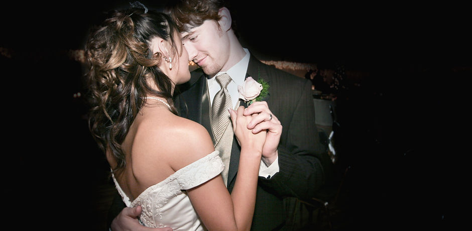 Couple Dancing at Wedding