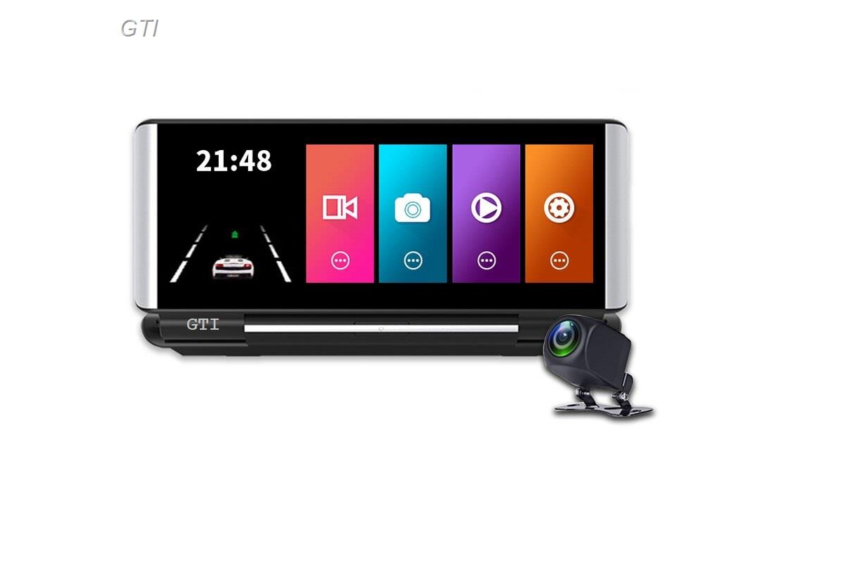 מצלמת דרך עם שתי עדשות וצג מגע ענק