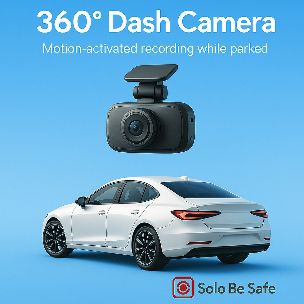 Thumbnail: SOLO1 Car DVR Camera Mini Dash Cam - Compact Driving Recorder with Night Vision